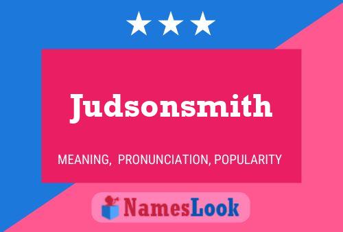 Постер имени Judsonsmith