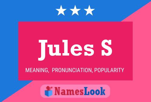 Постер имени Jules S