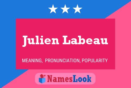 Постер имени Julien Labeau