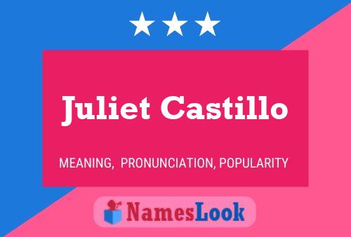 Постер имени Juliet Castillo