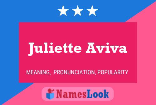 Постер имени Juliette Aviva