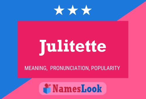 Постер имени Julitette