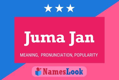 Постер имени Juma Jan