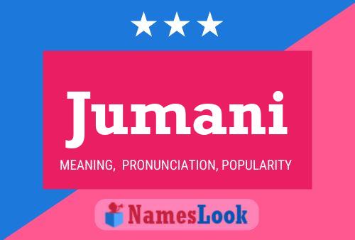 Постер имени Jumani