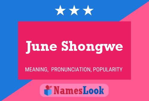 Постер имени June Shongwe