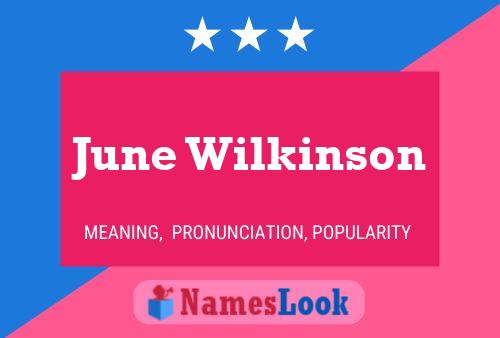 Постер имени June Wilkinson