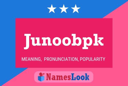 Постер имени Junoobpk