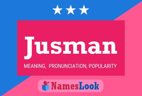 Постер имени Jusman