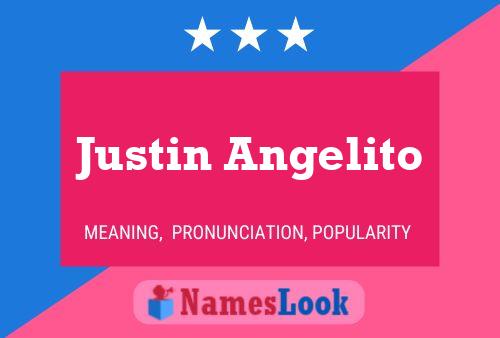 Постер имени Justin Angelito