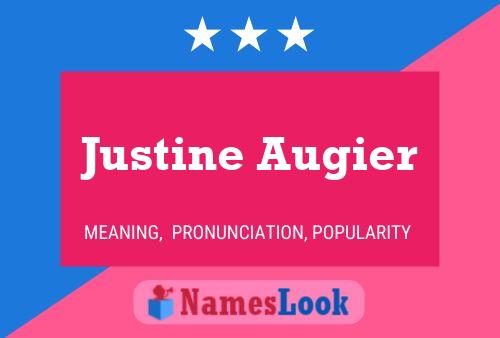 Постер имени Justine Augier