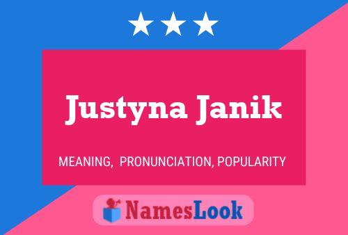 Постер имени Justyna Janik