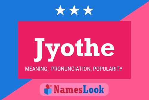 Постер имени Jyothe