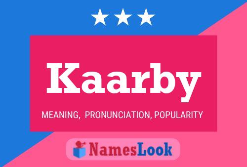 Постер имени Kaarby