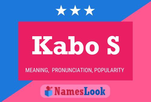 Постер имени Kabo S