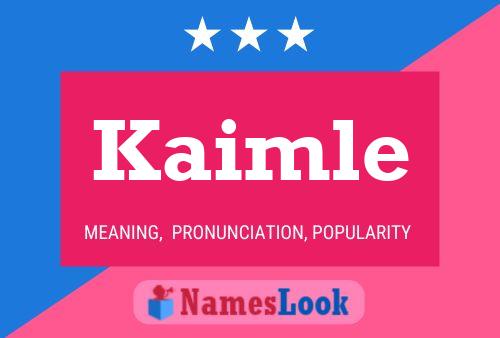 Постер имени Kaimle