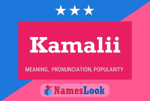 Постер имени Kamalii