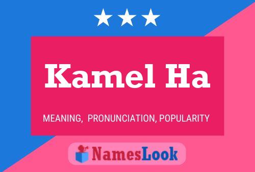 Постер имени Kamel Ha