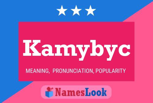 Постер имени Kamybyc