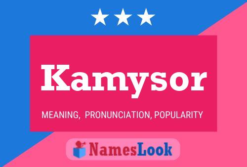 Постер имени Kamysor