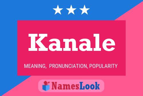 Постер имени Kanale