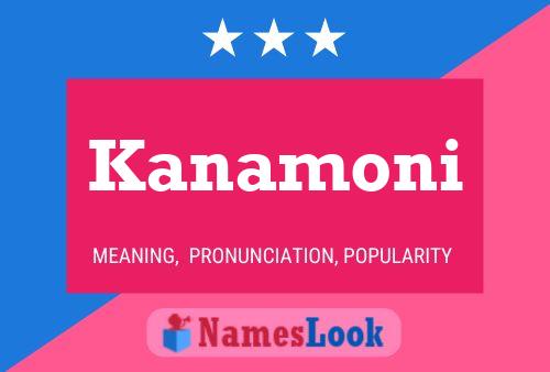 Постер имени Kanamoni