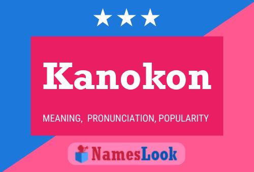 Постер имени Kanokon