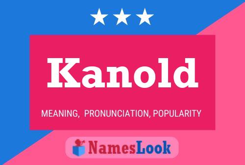 Постер имени Kanold