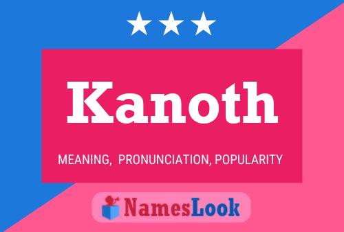 Постер имени Kanoth