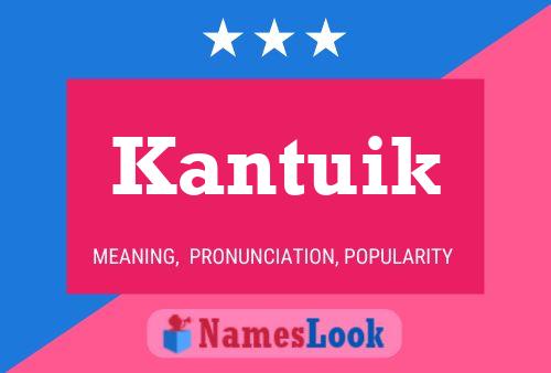 Постер имени Kantuik