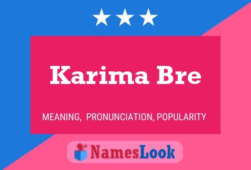 Постер имени Karima Bre