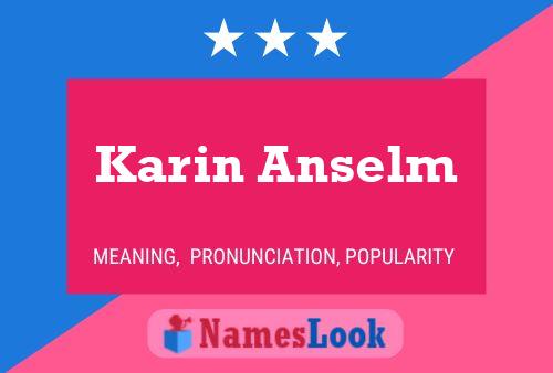 Постер имени Karin Anselm