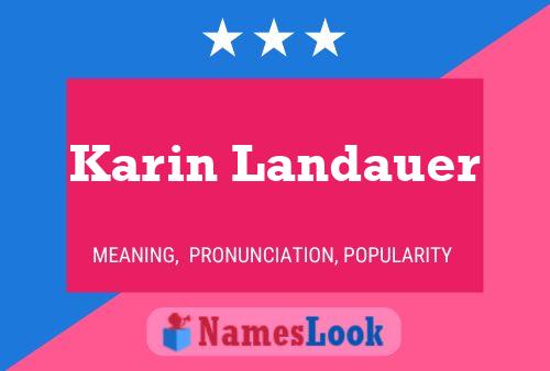 Постер имени Karin Landauer