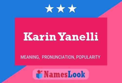 Постер имени Karin Yanelli