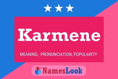 Постер имени Karmene