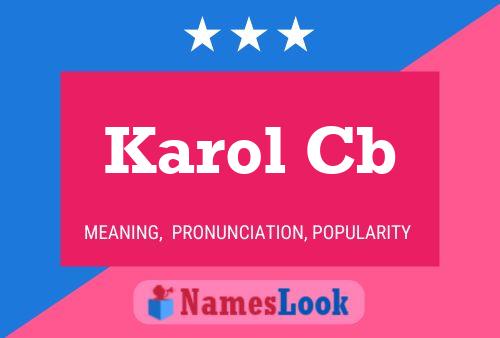 Постер имени Karol Cb