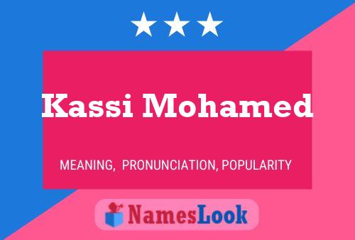 Постер имени Kassi Mohamed