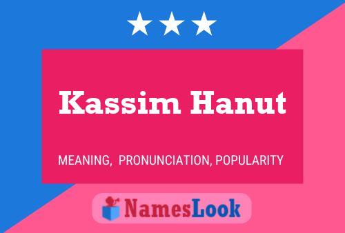 Постер имени Kassim Hanut