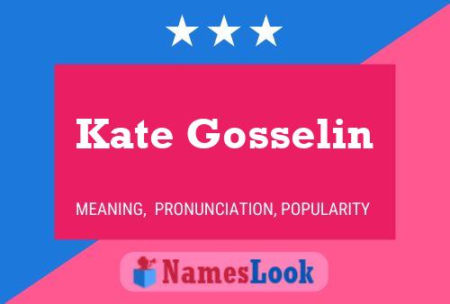 Постер имени Kate Gosselin