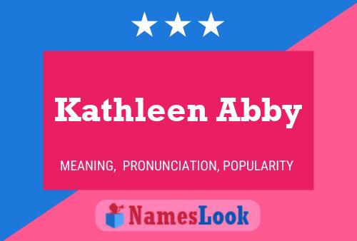 Постер имени Kathleen Abby