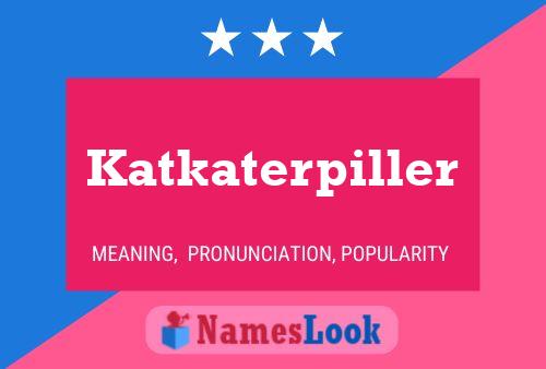 Постер имени Katkaterpiller