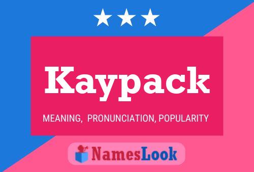 Постер имени Kaypack