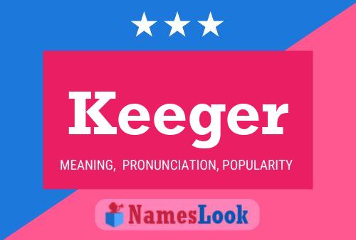 Постер имени Keeger