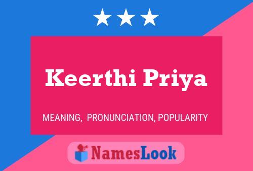 Постер имени Keerthi Priya