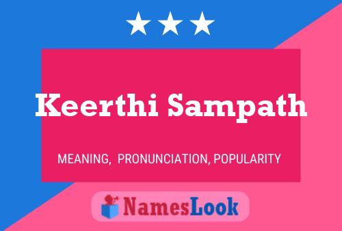 Постер имени Keerthi Sampath