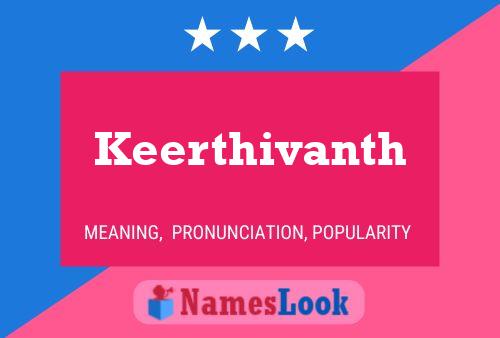 Постер имени Keerthivanth