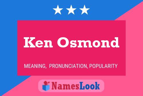 Постер имени Ken Osmond