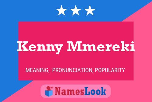 Постер имени Kenny Mmereki