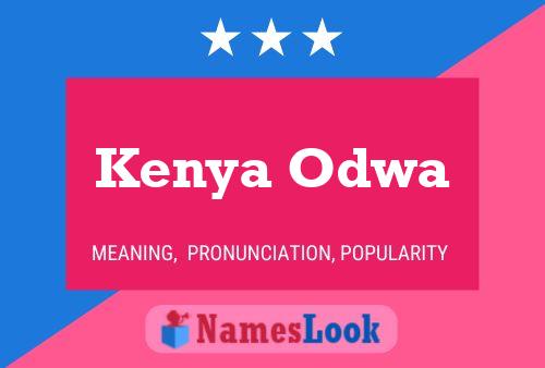 Постер имени Kenya Odwa