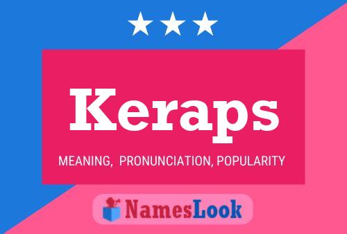 Постер имени Keraps