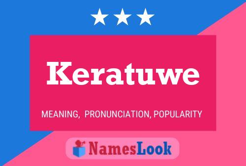 Постер имени Keratuwe